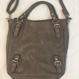 Deena & Ozzy Leather Handbag